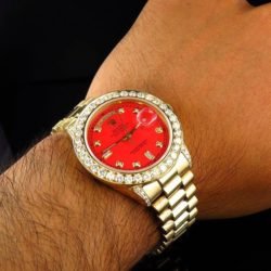 Nationwide Customer Service >> Gold Day-Date Celeb Red Face Iced Out Bezel Presidential ... Nationwide Customer Service >> Gold Day-Date Celeb Red Face Iced Out Bezel Presidential ...