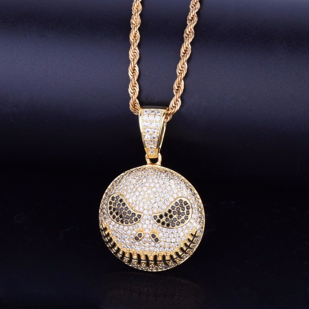 Iced Out Masked Emoji With Rope Chain Mp 013diamond Pendants Home Pendants Diamond